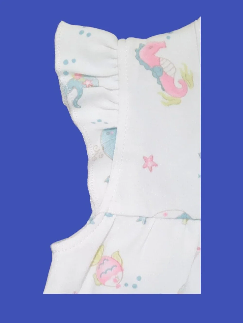 Baby Luigi Girl's Sea Life Bubble Romper